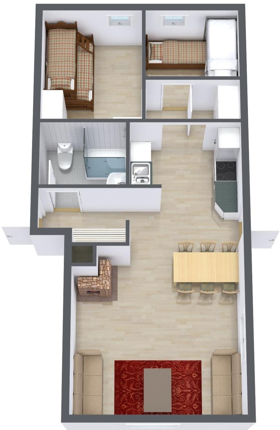 Hemsetunet Apartments 헴세달 객실 사진