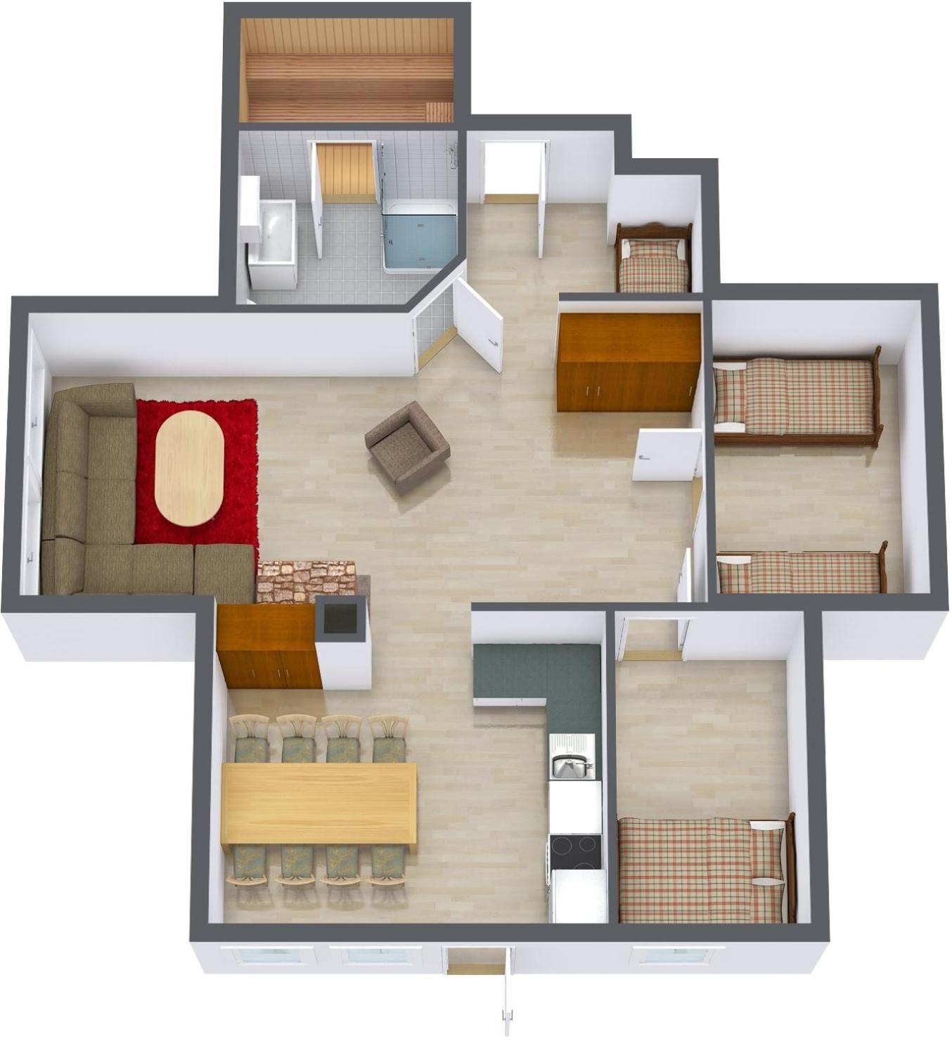 Hemsetunet Apartments 헴세달 객실 사진